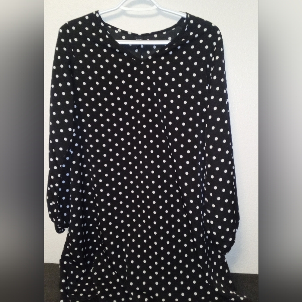 Emery Rose Polka Dot Dress